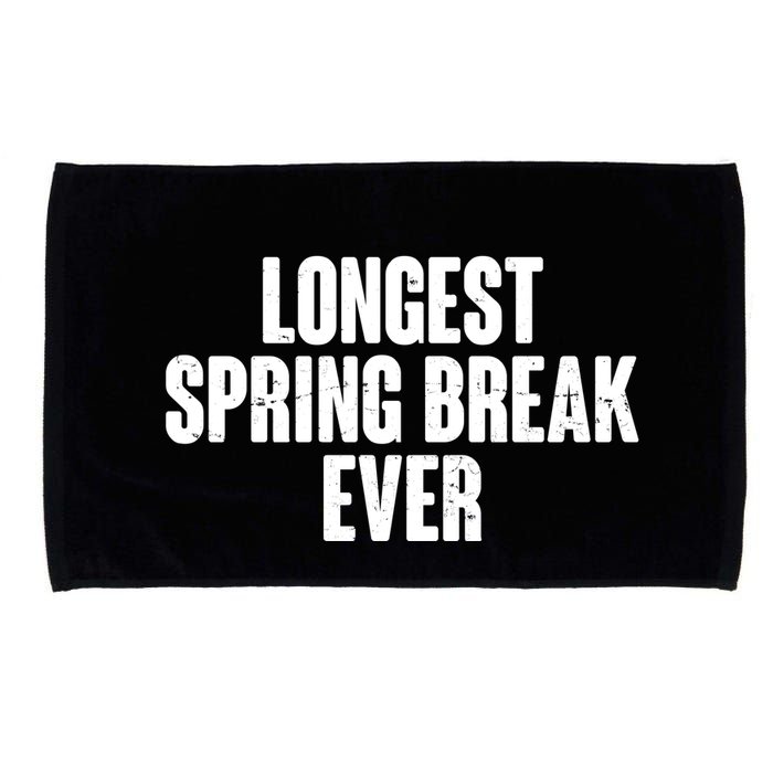 Funny Longest Spring Break Ever Quarantine  Microfiber Hand Towel