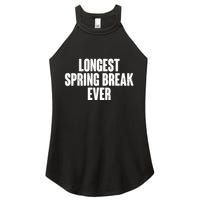 Funny Longest Spring Break Ever Quarantine  Women's Perfect Tri Rocker Tank