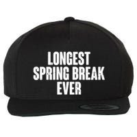 Funny Longest Spring Break Ever Quarantine  Wool Snapback Cap