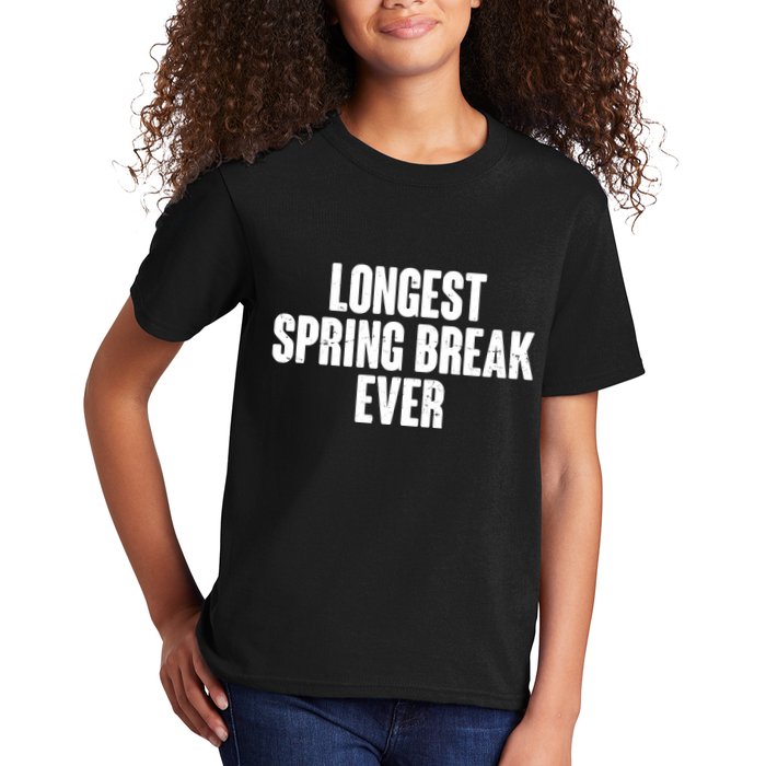 Funny Longest Spring Break Ever Quarantine  Kids T-Shirt