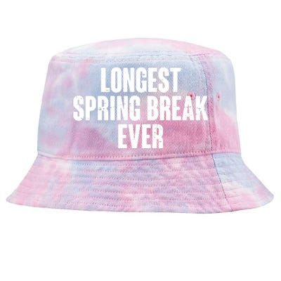 Funny Longest Spring Break Ever Quarantine  Tie-Dyed Bucket Hat