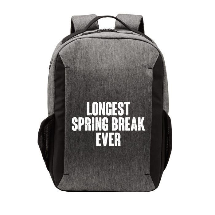 Funny Longest Spring Break Ever Quarantine  Vector Backpack