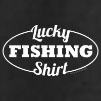 Funny Lucky Fishing 7 Panel Mesh Trucker Snapback Hat