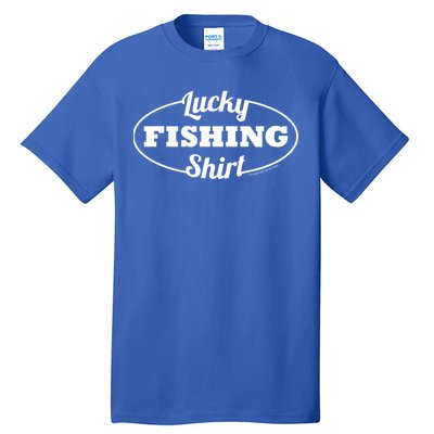 Funny Lucky Fishing Tall T-Shirt