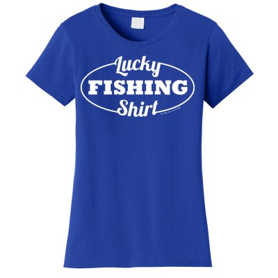 Funny Lucky Fishing Women's T-Shirt