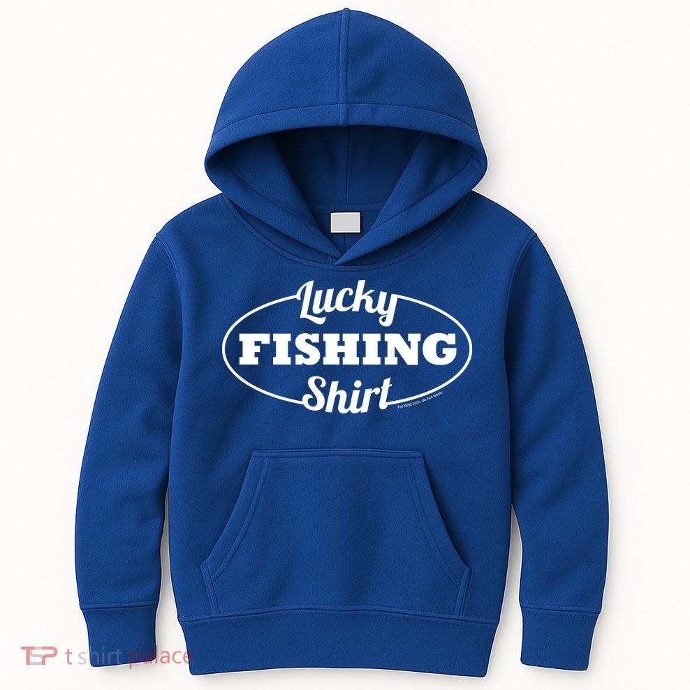 Funny Lucky Fishing Kids Hoodie