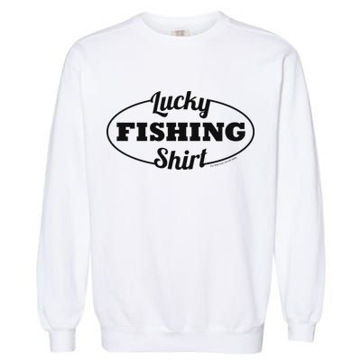 Funny Lucky Fishing Garment-Dyed Sweatshirt
