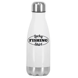 Funny Lucky Fishing Stainless Steel Insulated Water Bottle