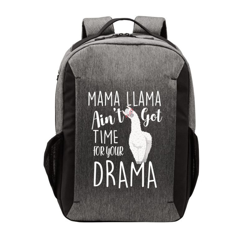 Funny Mama Llama Ain't Got Time For Your Drama Vector Backpack
