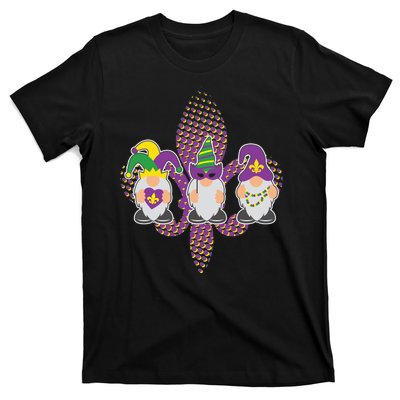 Funny Mardi Gras Gnomes T-Shirt