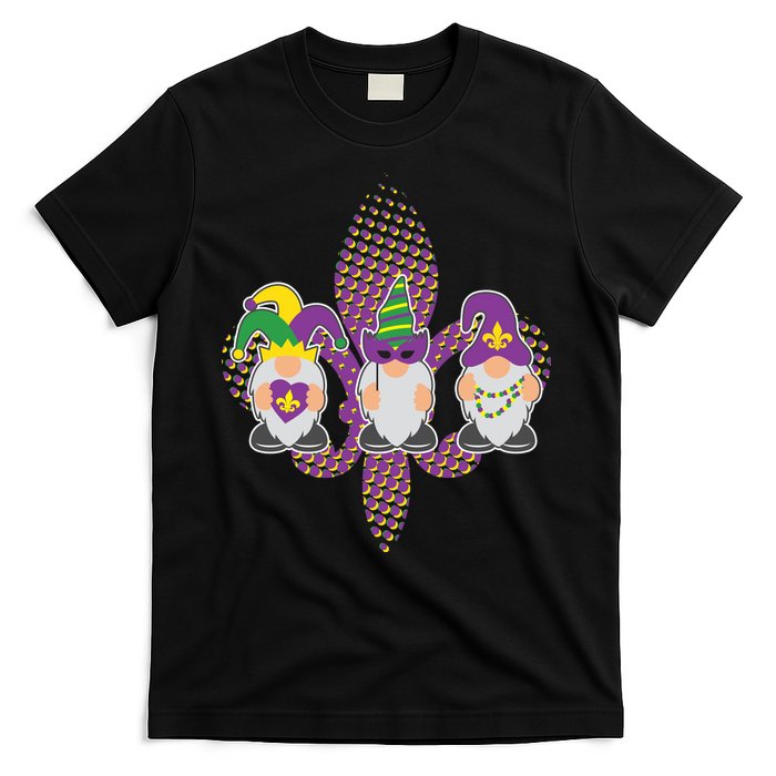 Funny Mardi Gras Gnomes T-Shirt