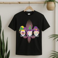 Funny Mardi Gras Gnomes T-Shirt