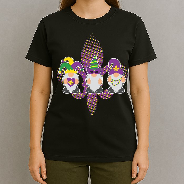 Funny Mardi Gras Gnomes T-Shirt