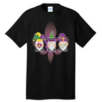 Funny Mardi Gras Gnomes Tall T-Shirt