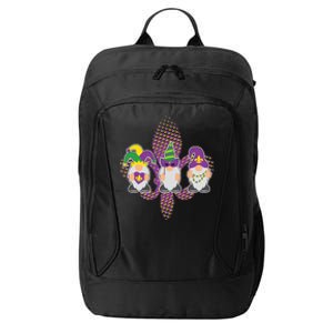 Funny Mardi Gras Gnomes City Backpack