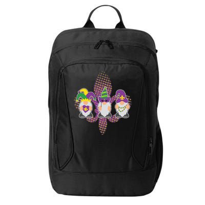 Funny Mardi Gras Gnomes City Backpack