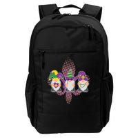 Funny Mardi Gras Gnomes Daily Commute Backpack