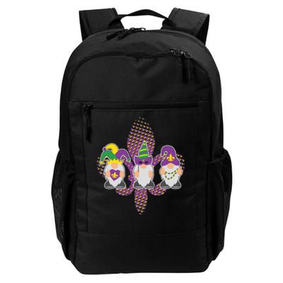 Funny Mardi Gras Gnomes Daily Commute Backpack