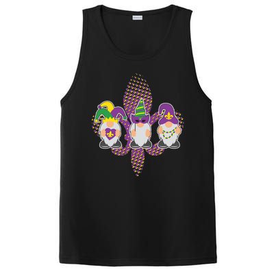 Funny Mardi Gras Gnomes PosiCharge Competitor Tank