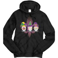 Funny Mardi Gras Gnomes Tie Dye Hoodie