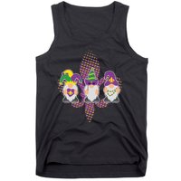 Funny Mardi Gras Gnomes Tank Top