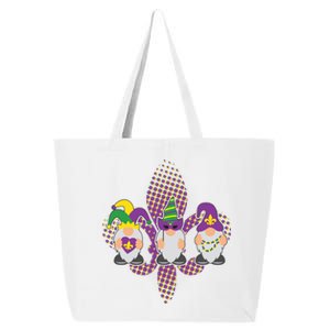 Funny Mardi Gras Gnomes 25L Jumbo Tote