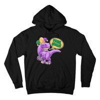 Funny Mardi Grawr T-Rex Dinosaur Hoodie