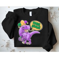 Funny Mardi Grawr T-Rex Dinosaur Sweatshirt