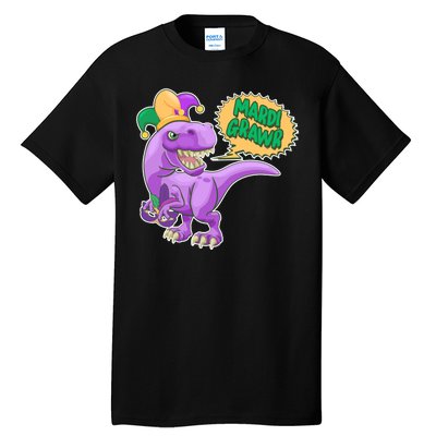 Funny Mardi Grawr T-Rex Dinosaur Tall T-Shirt