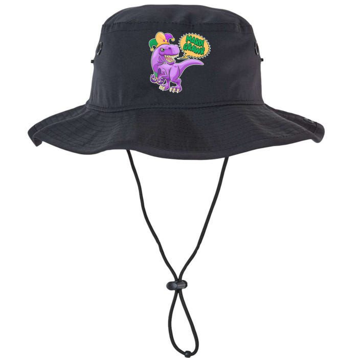 Funny Mardi Grawr T-Rex Dinosaur Bucket Hat