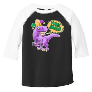 Funny Mardi Grawr T-Rex Dinosaur Toddler Fine Jersey T-Shirt