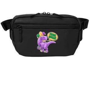 Funny Mardi Grawr T-Rex Dinosaur Crossbody Pack