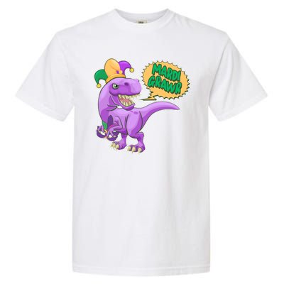 Funny Mardi Grawr T-Rex Dinosaur Garment-Dyed Heavyweight T-Shirt