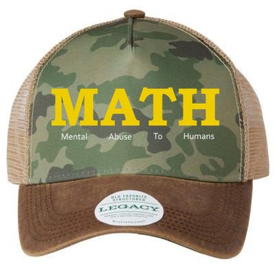 Funny Math - Mental Abuse To Humans Legacy Tie Dye Trucker Hat