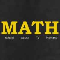 Funny Math - Mental Abuse To Humans Garment-Dyed Heavyweight T-Shirt
