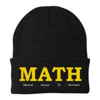 Funny Math - Mental Abuse To Humans Beanie