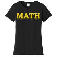 Funny Math - Mental Abuse To Humans Women's T-Shirt