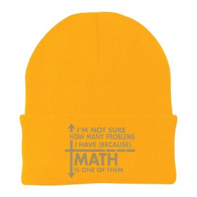 Funny Math Problems Knit Cap Winter Beanie