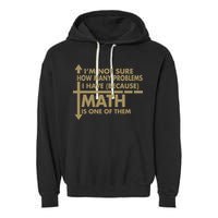 Funny Math Problems Garment-Dyed Fleece Hoodie