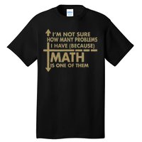 Funny Math Problems Tall T-Shirt