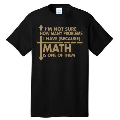 Funny Math Problems Tall T-Shirt