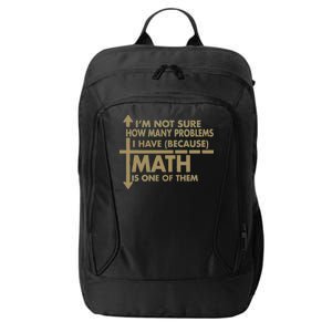 Funny Math Problems City Backpack