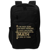 Funny Math Problems Impact Tech Backpack