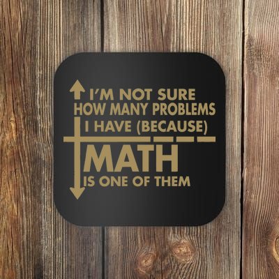 Funny Math Problems Coaster