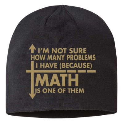 Funny Math Problems Sustainable Beanie