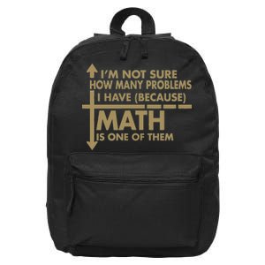 Funny Math Problems 16 in Basic Backpack