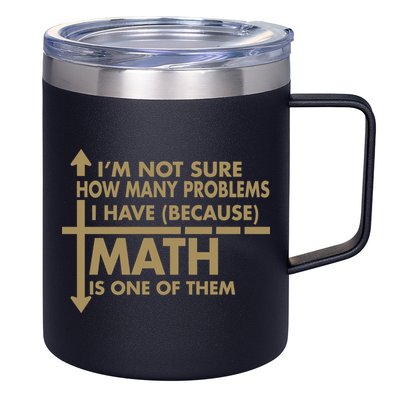 Funny Math Problems 12oz Stainless Steel Coffee Mug