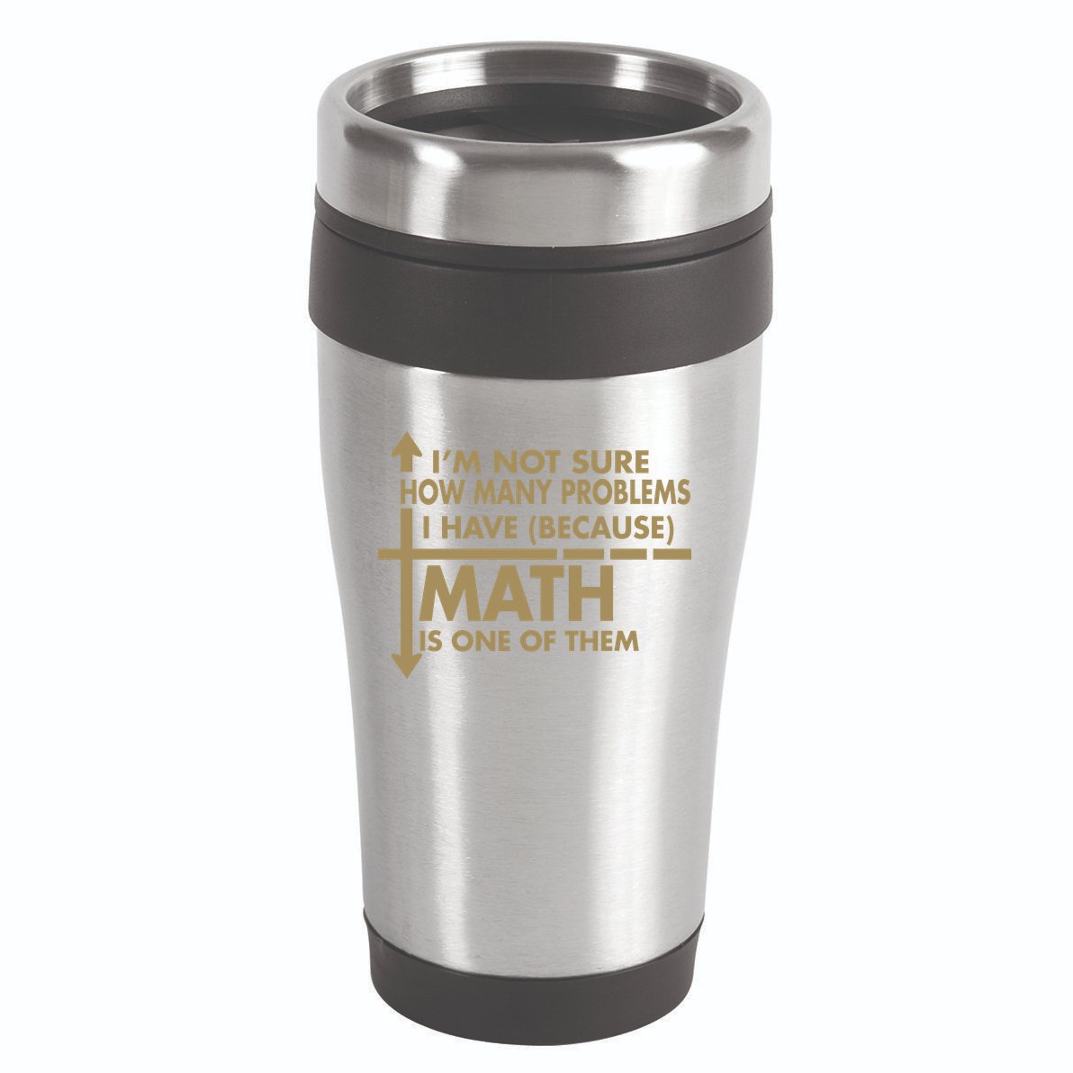 Funny Math Problems 16oz Travel Tumbler