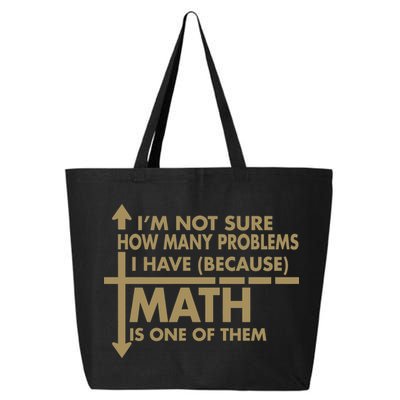 Funny Math Problems 25L Jumbo Tote