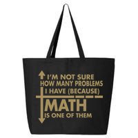 Funny Math Problems 25L Jumbo Tote
